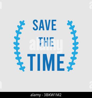 Save the time Stock Vector