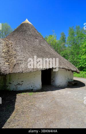 celtic-village-st-fagans-national-history-museum-cardiff-wales-stock
