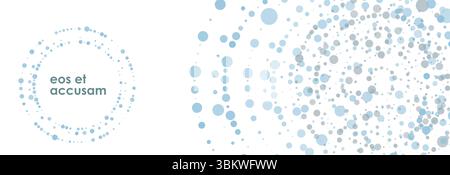 Circles ceiling with a circular pattern of colors dots Stock Vector