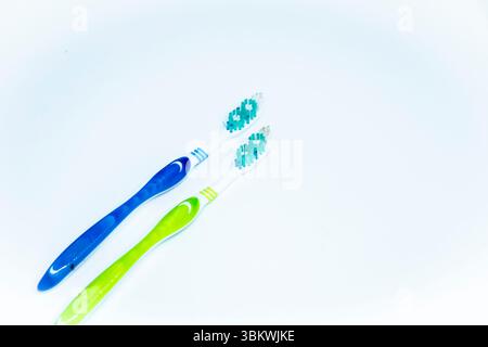 toothbrush isolated on a white background Stock Photo