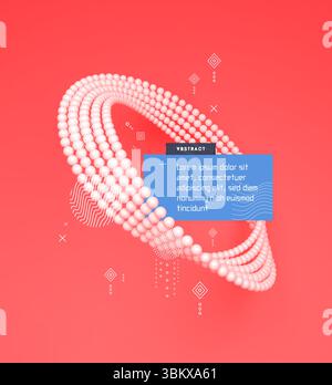 Mobius strip variation. Infinity sign. Classic optical illusion. Geometrical figure. Moebius loop. Connection structure. Impossible circle sign. Stock Vector
