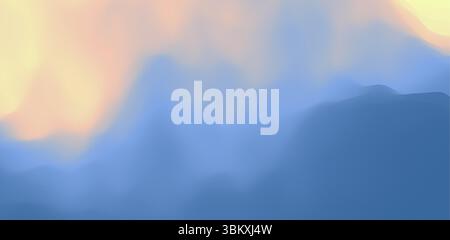 Abstract wavy background with dynamic effect. Color gradients for design. Vector Illustration. Stock Vector