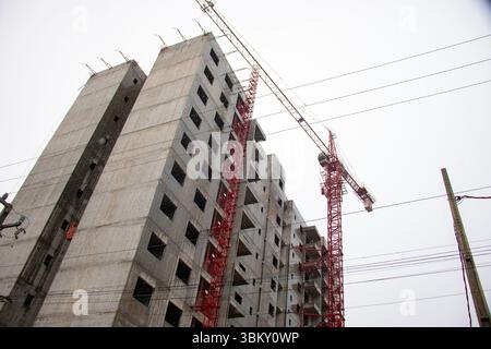 Sentower Building Phase Residential Tower Construction Phase Stock Photo - Alamy