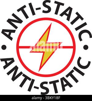 Glass properties isolated outline icon, material features linear symbols vector. Anti static and crossed thunder, electrocuting prevention and safety. Stock Vector