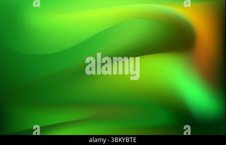 Dark green gradient background. Forest green nature bg. Stock Vector