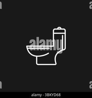 Toilet Icon Restroom, Bathroom And Lavatory Symbol Stock Vector