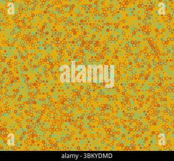 Seamless hexagon pattern. Bold rounded stacked hexagon cells. Small hexagon geometric shapes. Multiple tones color palette. Seamless pattern. Stock Vector