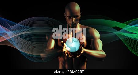 Business Transformation Powered By Artificial Intelligence Stock Photo