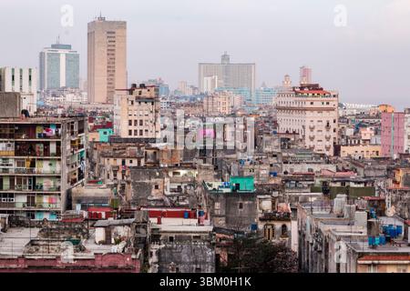 Cuba, Havana. Skyline, Old Cuba. Stock Photo