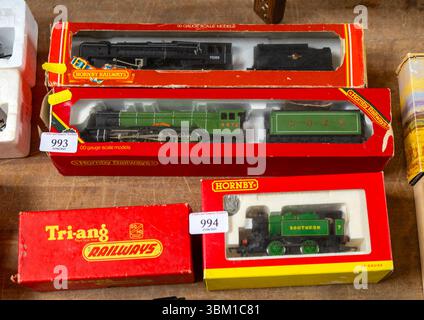 Tri-Ang Hornby model railways train set boxed items for sale on display ...