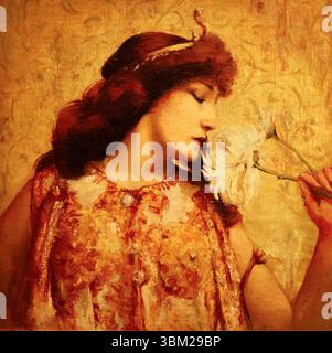 CLEOPATRA MYSTERY EXHIBITION PARIS Stock Photo