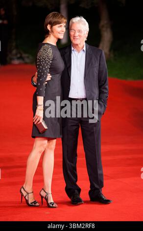 Richard Gere and Carey Lowell 3 November Rome Italy 6th Annual