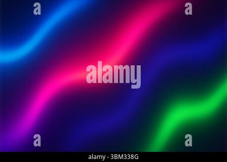 Futuristic Neon Glow Gradient Background Stock Photo