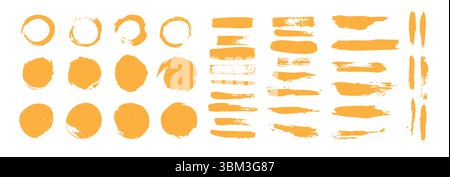Creative hand drawn ui elements for decoration and annotation in various shapes and styles Stock Vector
