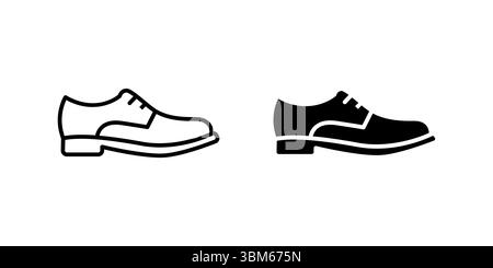 Traditional pilgrim shoes icon set perfect for historical themes, holiday decor, and cultural blogs. Stock Vector
