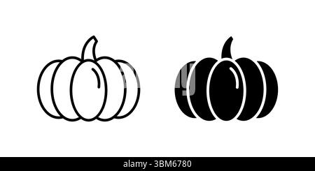 Delicious pumpkin pie icon set ideal for food blogs, dessert recipes, and holiday themes. Stock Vector