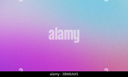 Grainy noise gradient background seamlessly transitions from blue to pink Stock Photo