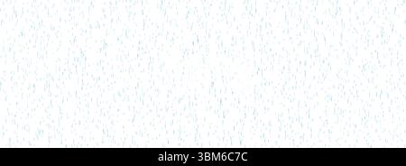 Falling rain seamless pattern. Repeating pouring rain texture. Repeated water drops background. Vertical downpour backdrop. Sleet, hail or snow precipitation concept. Bad rainy weather. Vector Stock Vector
