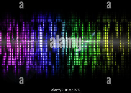 Digitally generated cool pixel background Stock Photo
