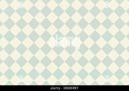 Blue and cream patterned wallpaper Stock Photo
