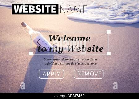 Composite image of build site interface Stock Photo