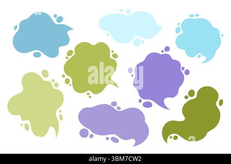 Vector illustration with set of text box Stock Vector
