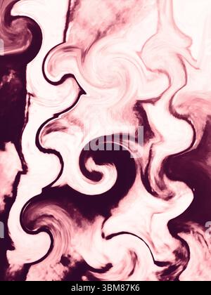 Gradient colorful and wavy background Stock Photo