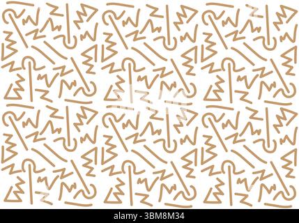 Art numérique Bogolan Stock Vector