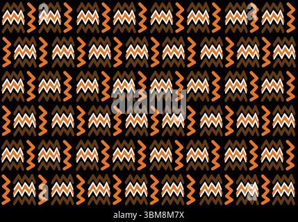 Art numérique Bogolan Stock Vector