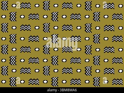 Art numérique Bogolan Stock Vector