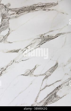 White and gray marble background texture, vertical Stock Photo