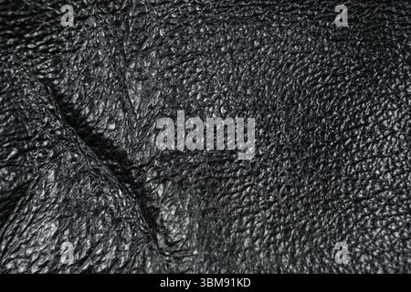 Grained Leather Pattern Background in High Detail. Stock Photo