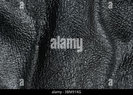 Grained Leather Pattern Background in High Detail. Stock Photo