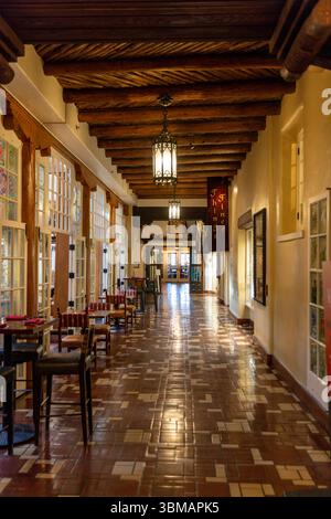 The La Fonda On The Plaza is a historic hotel in downtown Santa Fe that ...