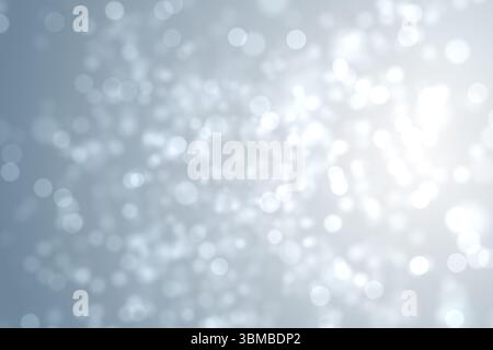 Light design shimmering on silver Stock Photo