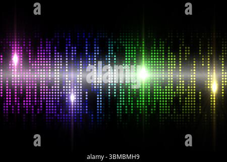 Digitally generated cool pixel background Stock Photo