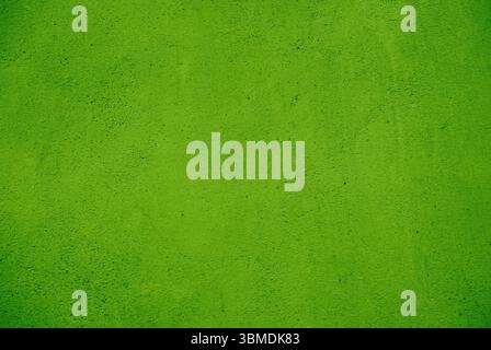 Green Colored Old Wall Texture Background Stock Photo