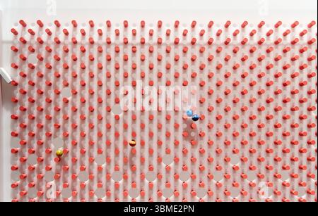 The existentialist philosophy of Martin Heidegger, Uncertain Times, Germany Between the Wars, The Weimar Republic, Exposition, CaixaForum, Barcelona, Stock Photo