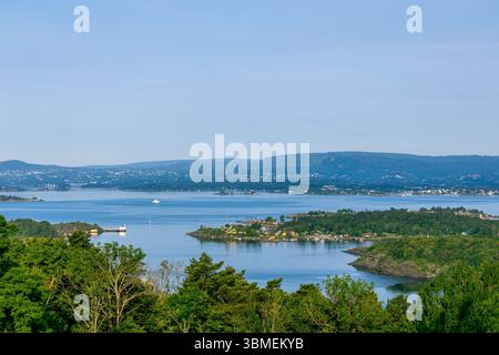 Sea and islands archipelago inlet of Oslo, Norway Stock Photo - Alamy