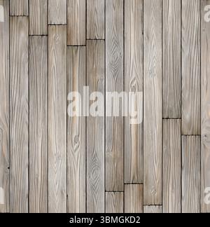 Authentic dark wooden planks texture seamless background Stock Photo