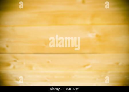 Flat wooden plank surface is showing grain texture, knots, faint seam and vignetting in flat design Stock Photo