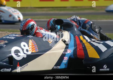Sidecar Outfits at Silverstone World Superbikes 13 th June 2004 England