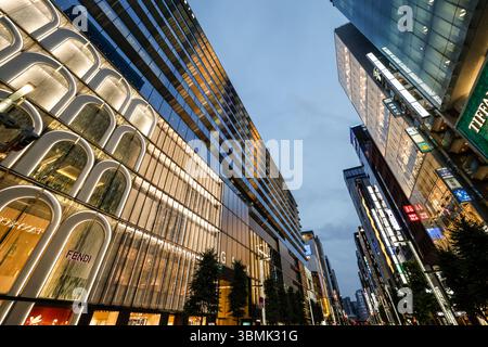 GINZA TOKYO Stock Photo