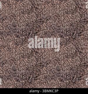 Seamless 4k photo texture of brown synthetic wool material. Stock Photo
