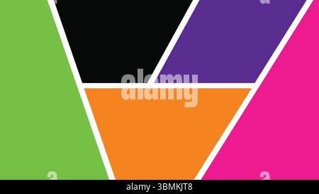 Bold squiggle abstract background Stock Vector
