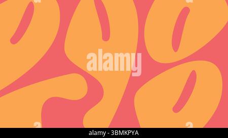 Bold orange abstract background Stock Vector