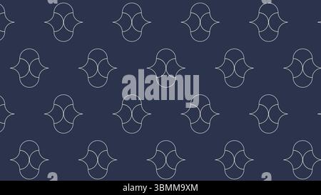 Curved Line Retro Flow Background Stock Vector