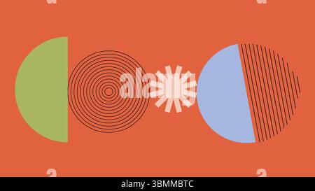 Color wheel abstract background Stock Vector
