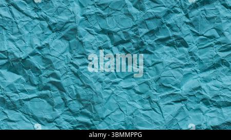 Abstract Background of Folded Blue Paper Creative Detail Macro Stock Photo