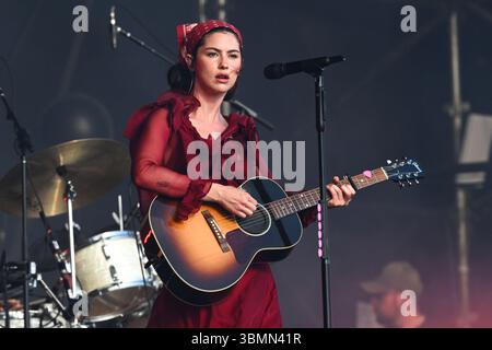 Gracie Abrams performs during the Outside Lands music festival at the